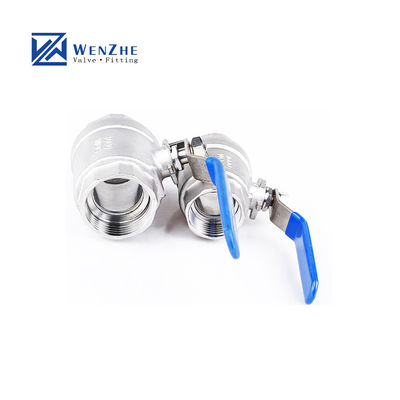 Seamless Round Head Code Stainless Steel 201 Iron Ball Female Threaded Ball Valve DN8