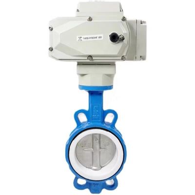 Cylindrical Head Code Stainless Steel 304 316 Electric Actuator Valve for Filling Machine