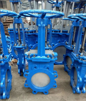1/8"--4" General PN16 DN150 Carbon Steel Mud Knife Gate Valve For Industrial