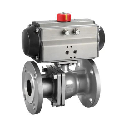 Standard Pneumatic WCB Carbon Steel dn50 pn16 Flanged Ball Valve for Customized Support