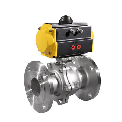 Standard Pneumatic WCB Carbon Steel dn50 pn16 Flanged Ball Valve for Customized Support