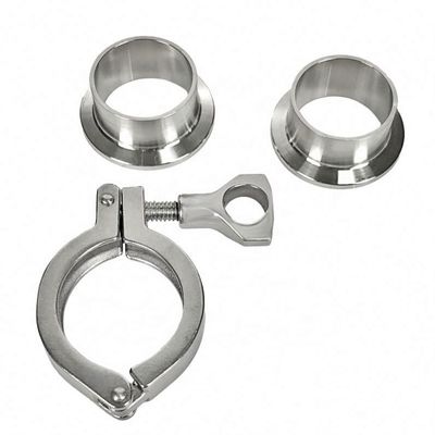 Food Grade 304 316 Sanitary Stainless Steel Pipe Fitting Tri Clamp Ferrule Guaranteed