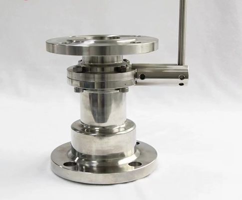304 Sanitary Welding Butterfly Valve with Non-Negative Pressure Flange Standard Forged