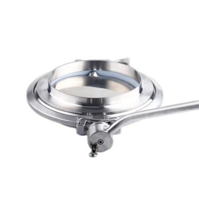 Equal Stainless Steel 304 Sanitary Powder Valve Butterfly Valve