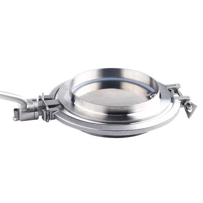 Equal Stainless Steel 304 Sanitary Powder Valve Butterfly Valve