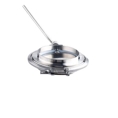 Equal Stainless Steel 304 Sanitary Powder Valve Butterfly Valve