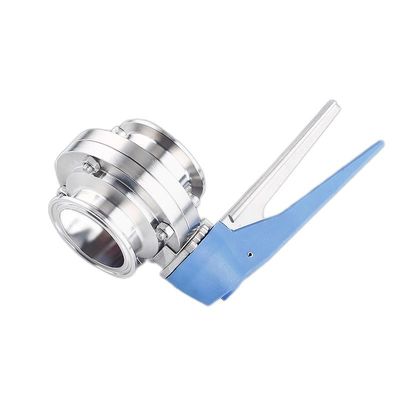 Butterfly Valve with Duck Bill Sanitary SS304/316L and Medium