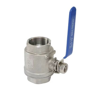 SS304 DN50 Female Threaded Manual Control Ball Valve for High Temperature Applications