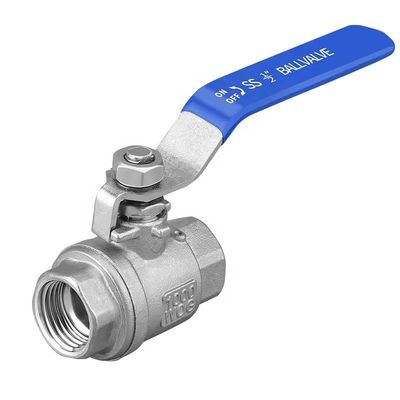 SS304 DN50 Female Threaded Manual Control Ball Valve for High Temperature Applications