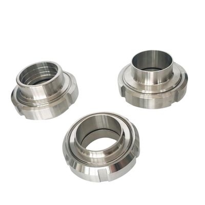 Customized Forged Stainless Steel Sanitary Pipe Fittings Weld Union Coupling for Dairy