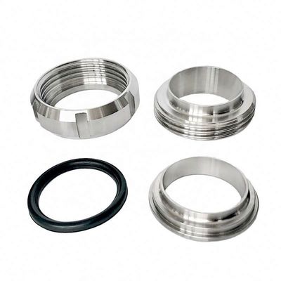 Customized Forged Stainless Steel Sanitary Pipe Fittings Weld Union Coupling for Dairy