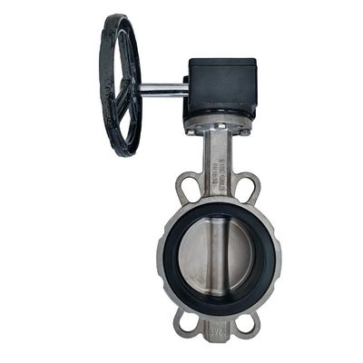 Sanitary SS304/316L Turbine Pair Butterfly Valve D371X-10/16P for Stop Water Function
