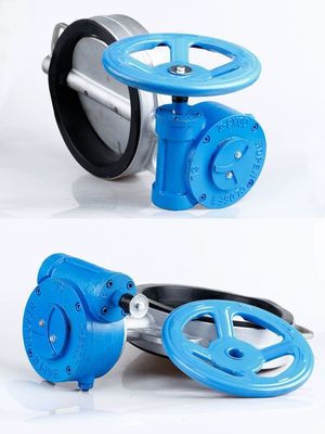 Sanitary SS304/316L Turbine Pair Butterfly Valve D371X-10/16P for Stop Water Function