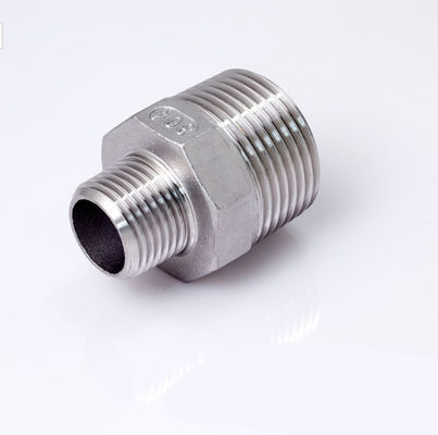 Male Connection Stainless Steel 201 304 Reducing Hex Nipple Pipe Fitting Threaded