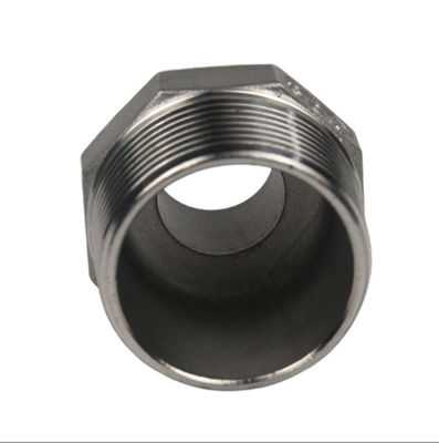 Male Connection Stainless Steel 201 304 Reducing Hex Nipple Pipe Fitting Threaded