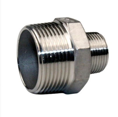 Male Connection Stainless Steel 201 304 Reducing Hex Nipple Pipe Fitting Threaded