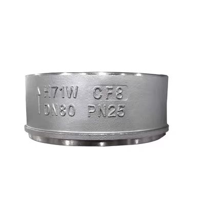 DN50-DN200 API 594 Wafer Type Silent CS Lift Check Valve H71W With Stainless Steel