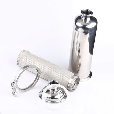 300mesh 1.5'' Polishing In-line Clamped Straight Strainer Pipe Filter for Beer Beverage