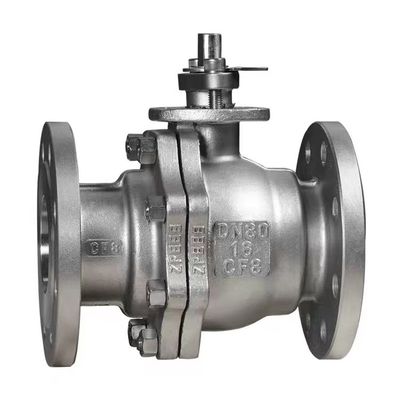 High Pressure Stainless Steel Ball Valve with Durable Casting and Flanged Connection