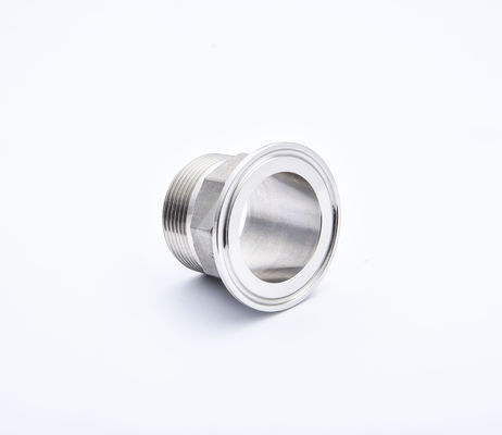 Male Hexagon Sanitary Stainless Steel 304 316L Thread Ferrule Tri Clamp Pipe Fitting