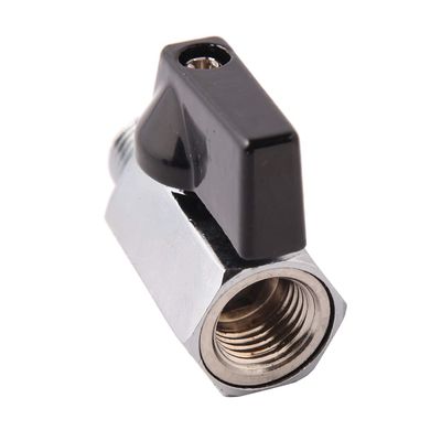 Mini Ball Valve NPT Female x Male Shut-Off Valve in Equal Stainless Steel 301/304/316
