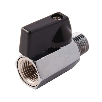 Mini Ball Valve NPT Female x Male Shut-Off Valve in Equal Stainless Steel 301/304/316