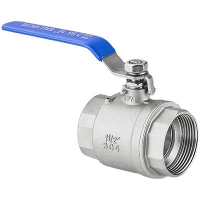 SS316 DN100 Stainless Steel Pipe Fitting Manual Control Ball Valve with Female Thread