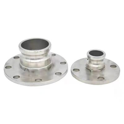 Versatile WZ SS 304 316 F Type Camlock Coupling with Flange Ending