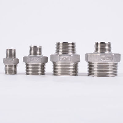 Male Connection Stainless Steel 201 304 NPT/BSPP/BSPT Threaded Pipe Fitting for Hydraulic Plumbing