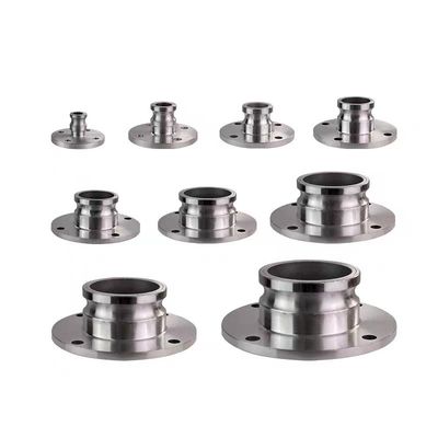Versatile WZ SS 304 316 F Type Camlock Coupling with Flange Ending