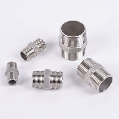 Male Connection Stainless Steel 201 304 NPT/BSPP/BSPT Threaded Pipe Fitting for Hydraulic Plumbing
