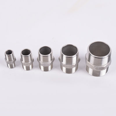 Male Connection Stainless Steel 201 304 NPT/BSPP/BSPT Threaded Pipe Fitting for Hydraulic Plumbing