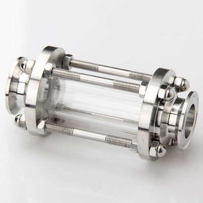 Sanitary Stainless Steel 304/316 Pipe Fittings Tri Clamp Straight Tubular Sight Class