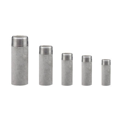 Round Head Stainless Steel Nipples for Pipe Fitting 201/304/316 Male Female Thread