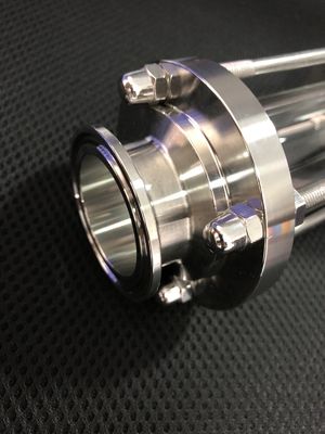 Sanitary Stainless Steel 304/316 Pipe Fittings Tri Clamp Straight Tubular Sight Class