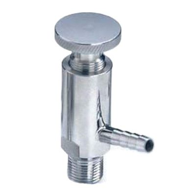 Water Media Food Grade 304 316L Sanitary Stainless Steel Male Threaded Sampling Valve