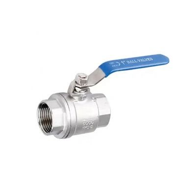 3A DIN NPT BSPT BSPP 3" Equal Two Piece Ball Valve with Threaded Male Connection