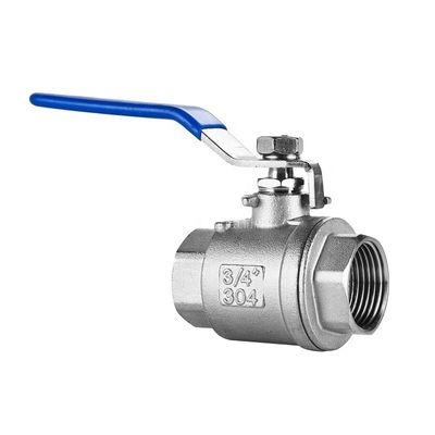 3A DIN NPT BSPT BSPP 3" Equal Two Piece Ball Valve with Threaded Male Connection