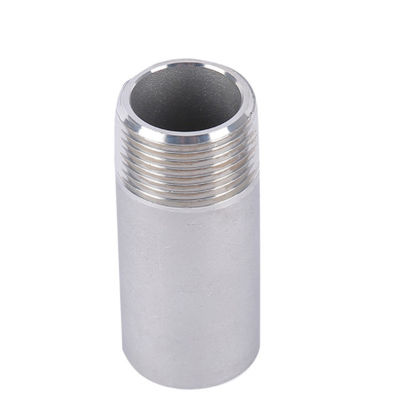 Square Head Forged Stainless Steel 201/304 Male Single Pipe Plain End Long Half Nipple