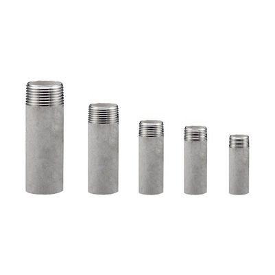 Square Head Forged Stainless Steel 201/304 Male Single Pipe Plain End Long Half Nipple