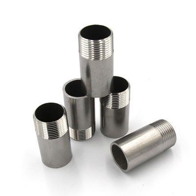 Square Head Forged Stainless Steel 201/304 Male Single Pipe Plain End Long Half Nipple