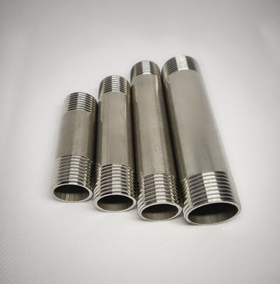 1/4''-4.0'' Stainless Steel Male Thread Pipe Nipple for Sanitary Double Pipe Fittings