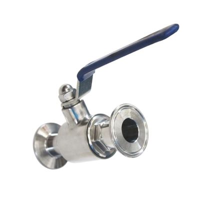 Chemical Industry Sanitary Stainless Steel Tri Clamp Ferrule Ball Valve SS304L/SS316