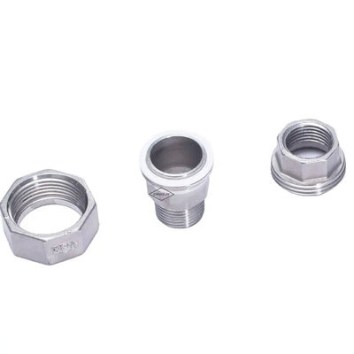 Silver 201 304 316 Union Flat Female to Male NPT BSPP BSPT Stainless Steel Connection