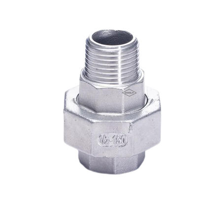 Silver 201 304 316 Union Flat Female to Male NPT BSPP BSPT Stainless Steel Connection