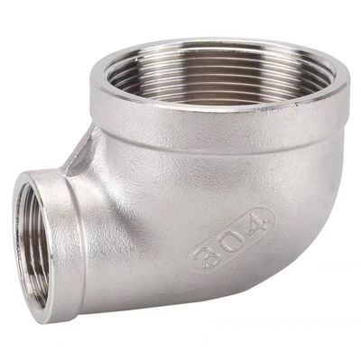 Stainless Steel 201 304 Female Thread 90 Degree Reducer Elbow Fittings NPT BSPT BSP DIN