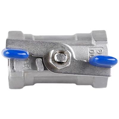 1/4''-4.0'' Stainless Steel 1PC Butterfly Handle Mini Ball Valve with Thread End NPT BSPT