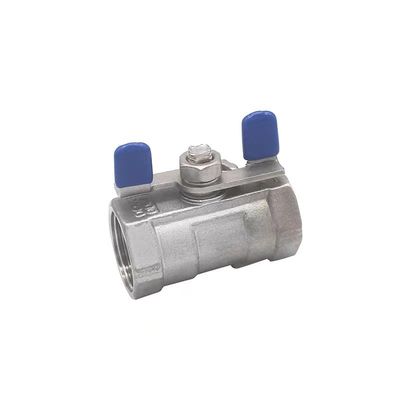 1/4''-4.0'' Stainless Steel 1PC Butterfly Handle Mini Ball Valve with Thread End NPT BSPT
