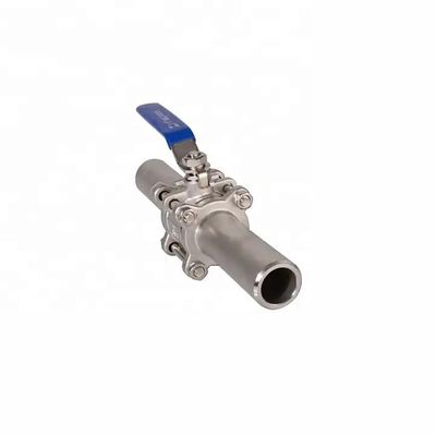 1000WOG PN16-PN64 Lever With Lock Manual Lengthening Butt Welded Ball Valve Q61F