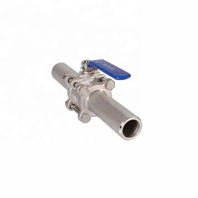 1000WOG PN16-PN64 Lever With Lock Manual Lengthening Butt Welded Ball Valve Q61F
